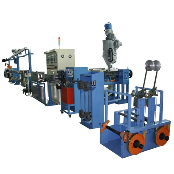 Φ70+50 PLC-controlled wire and cable extrusion line